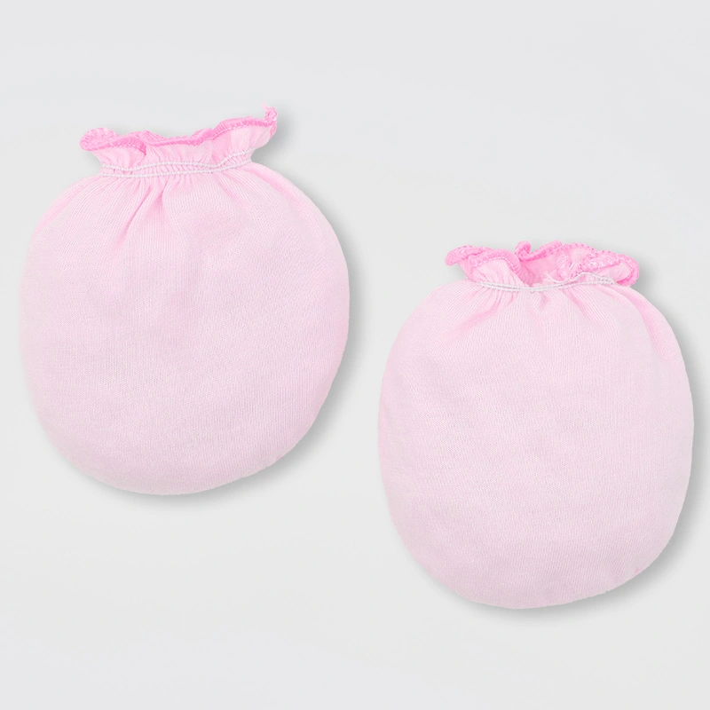 Set 3 đôi bao tay thun bé gái IQ Baby cotton 5