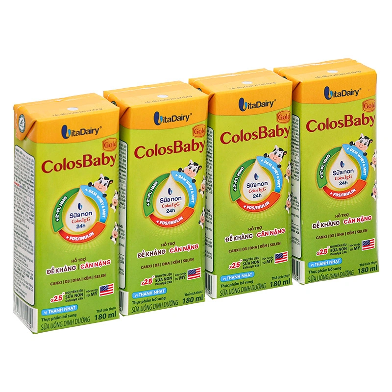 Thùng 48 hộp sữa non pha sẵn ColosBaby Gold 180 ml (từ 1 tuổi) - Giao bao bì ngẫu nhiên 5