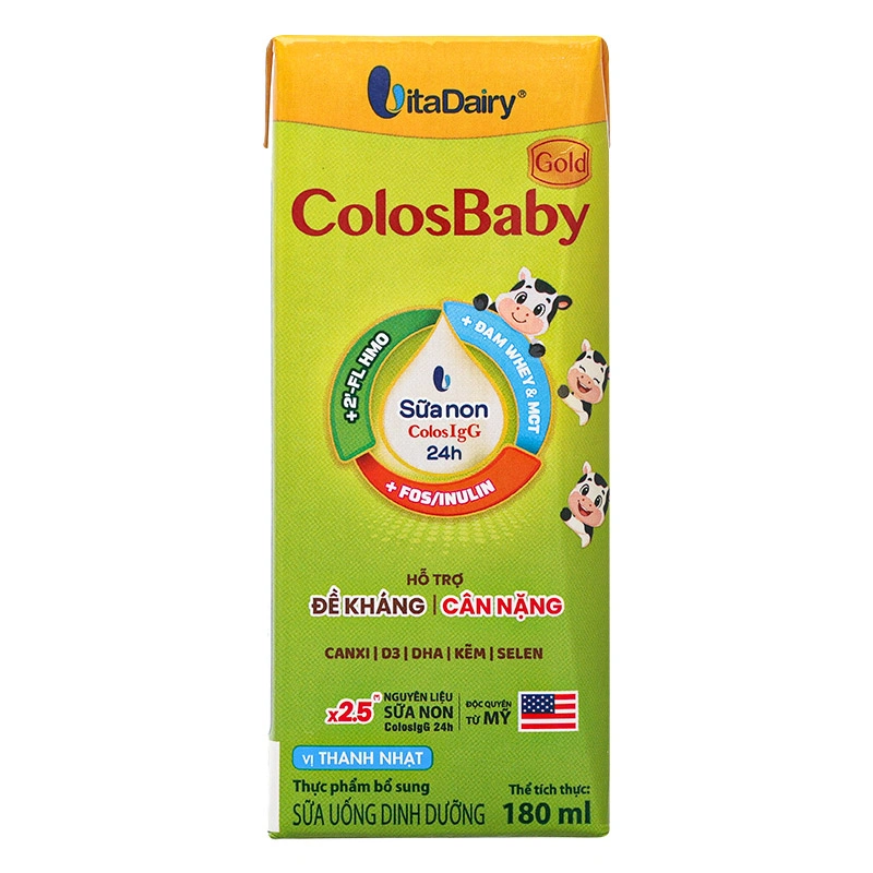 Thùng 48 hộp sữa non pha sẵn ColosBaby Gold 180 ml (từ 1 tuổi) - Giao bao bì ngẫu nhiên 9