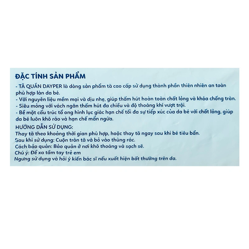 Tã quần Dayper size L 52 miếng (9 - 14 kg) 27