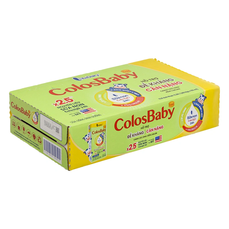Lốc 4 hộp sữa non pha sẵn ColosBaby Gold 110 ml (từ 1 tuổi) - Giao bao bì ngẫu nhiên 15