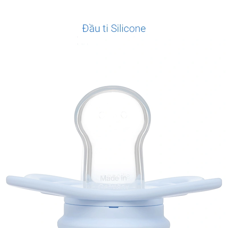 Ti ngậm BIBS Pacifier Couture (từ 6 tháng) - Màu trắng 21