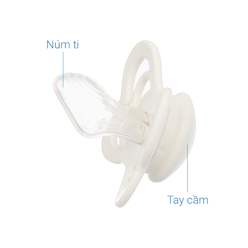 Ti ngậm BIBS Pacifier Couture (từ 6 tháng) - Màu trắng 6