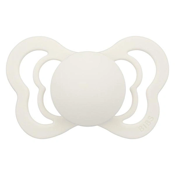 Ti ngậm BIBS Pacifier Couture (từ 6 tháng) - Màu trắng