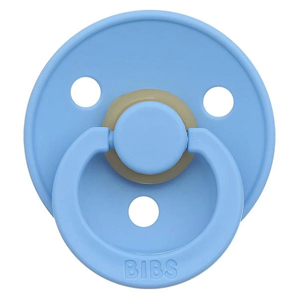 Ti ngậm BIBS Pacifier Colour Latex (từ 6 tháng) - Màu xanh dương