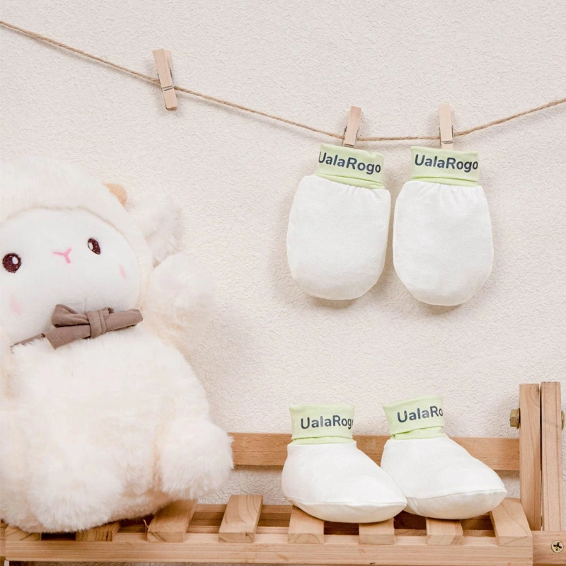 Bộ bao tay, bao chân Ualarogo UR029 màu xanh (0 - 3 tháng) 2