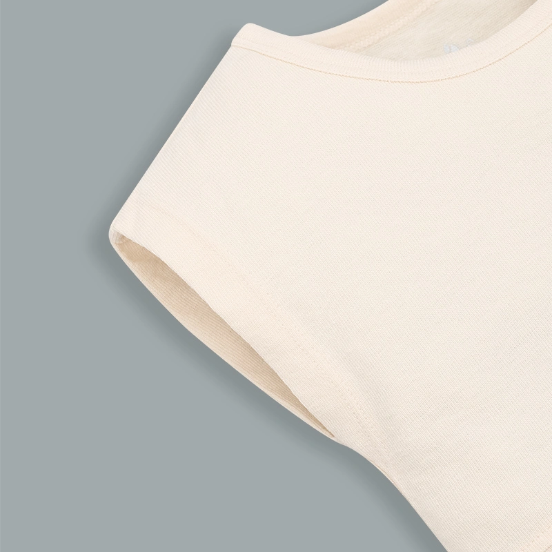 Bộ sát nách bé trai Pony Kids vạt cong in màu be rêu 5