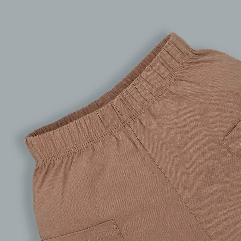 Bộ sát nách bé trai Pony Kids vạt cong in màu be rêu 23