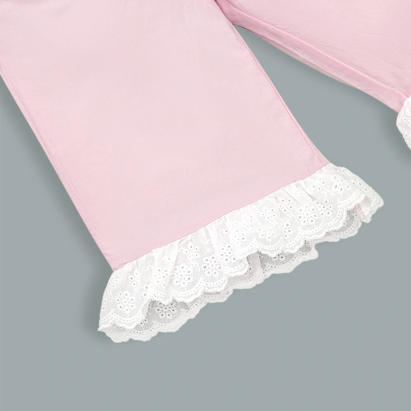 Bộ tay ngắn bé gái Pony Kids quần lỡ túi tim màu vàng 25