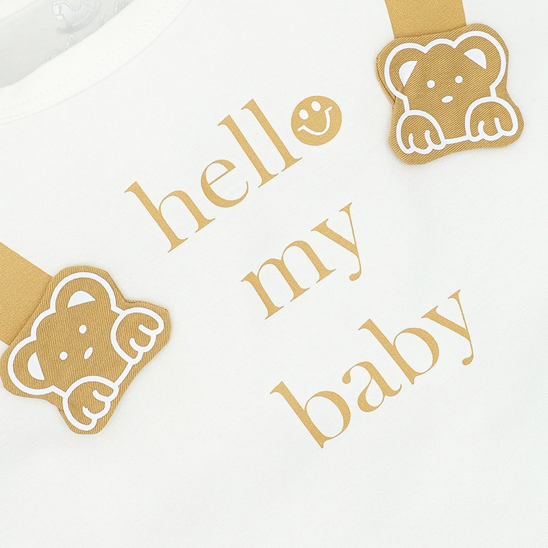 Bộ tay ngắn bé trai Pony Kids in My Baby màu nâu 6