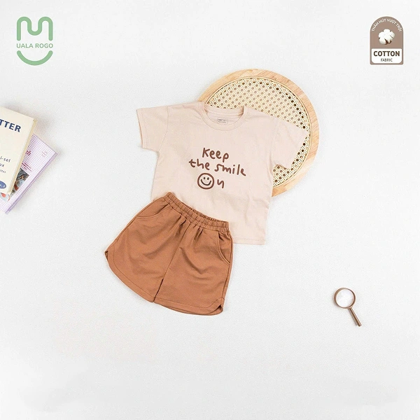 Bộ bé trai Ualarogo cotton be
