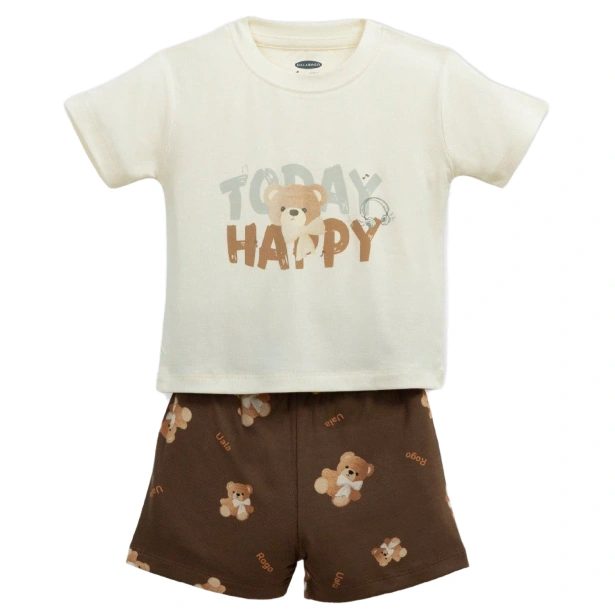 Bộ bé trai UR2228 petit be nâu