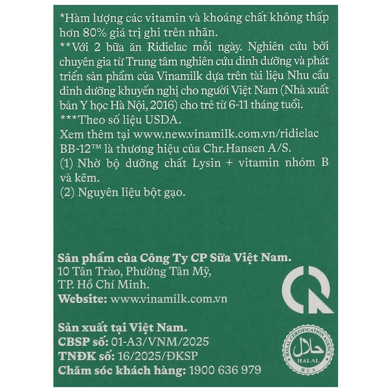 Bột ăn dặm Vinamilk Ridielac Gold gạo, trái cây hộp 200g (6 - 24 tháng) - Giao bao bì ngẫu nhiên 24
