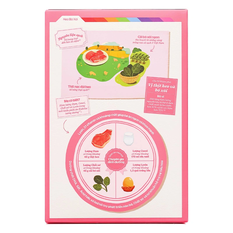 Bột ăn dặm Vinamilk Ridielac Gold cá hồi, bông cải xanh hộp 200g (7 - 24 tháng) 52