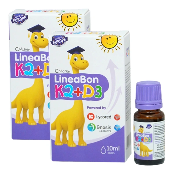 Combo 2 hộp LineaBon K2+D3 hỗ trợ hấp thu canxi