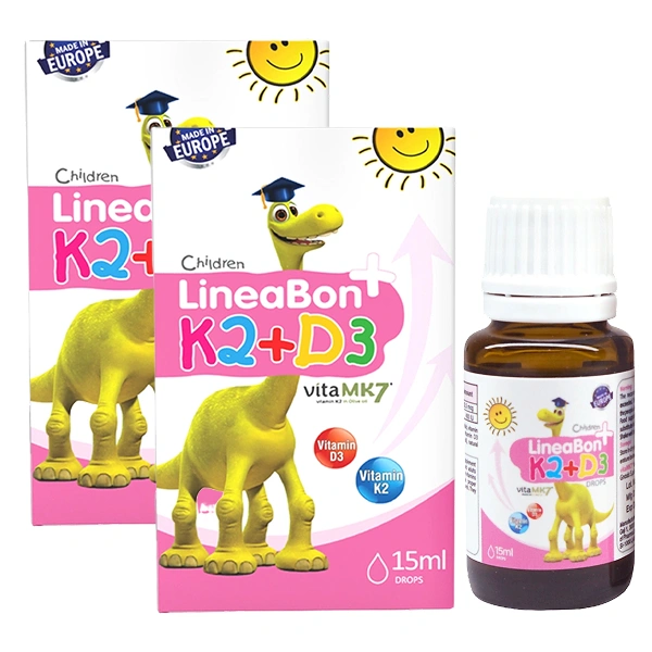 Combo 2 hộp LineaBon K2+D3 Plus hỗ trợ hấp thu canxi