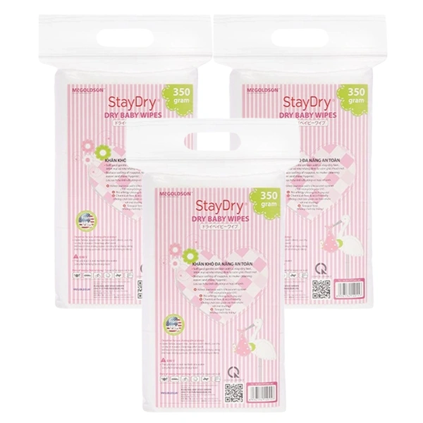 Combo 3 túi khăn khô đa năng StayDry không mùi