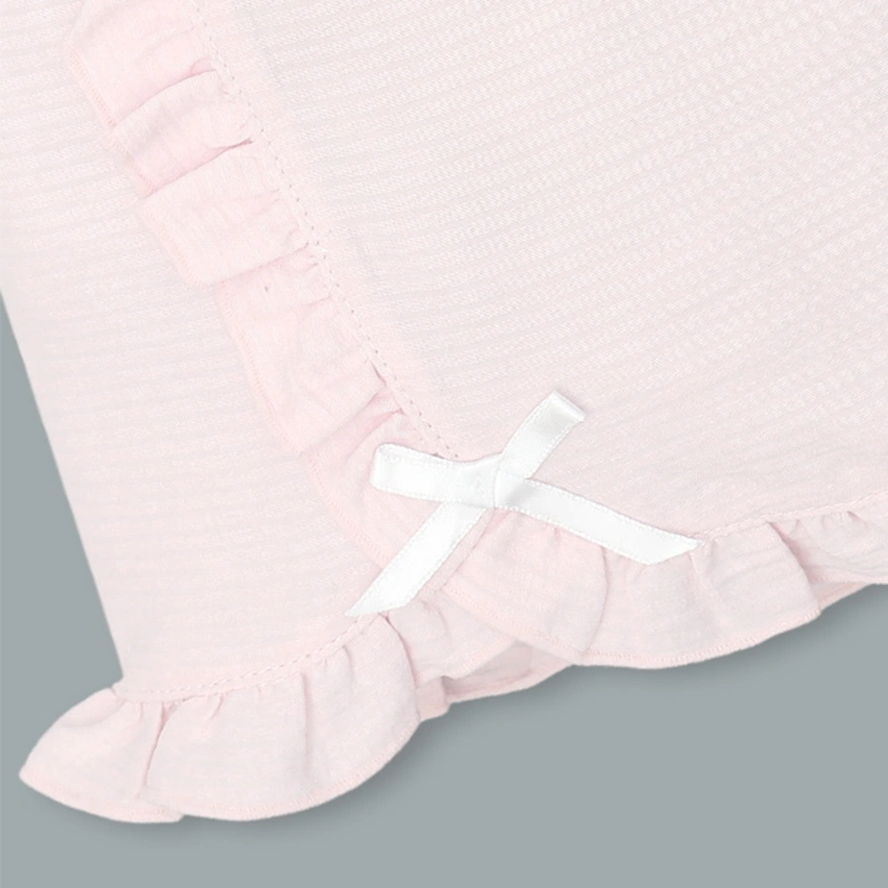 Đồ bộ sát nách bé gái Pony Kids quần bèo gấu màu hồng 27