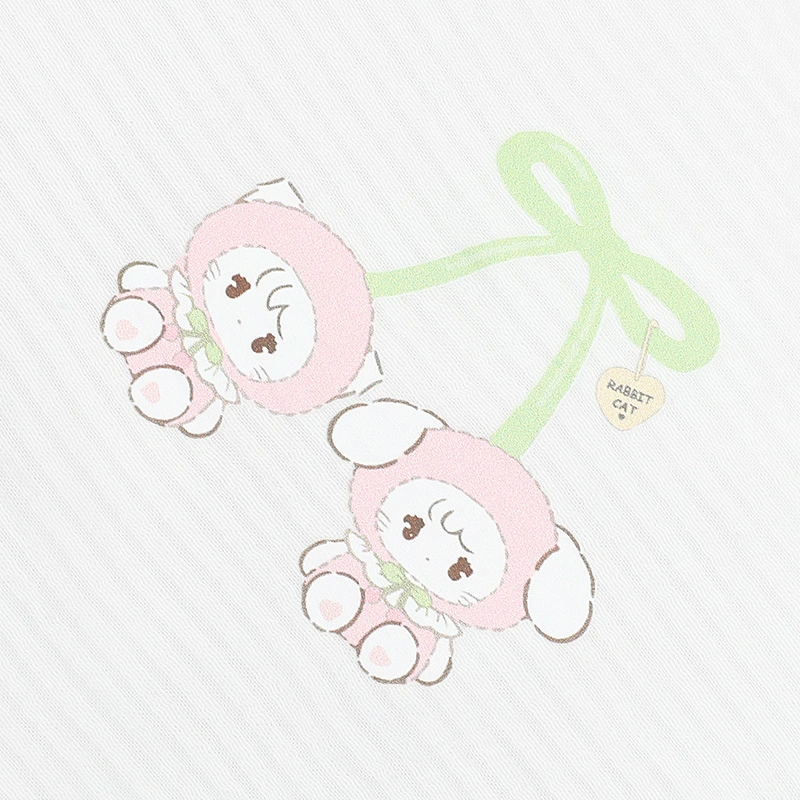 Đồ bộ sát nách bé gái Pony Kids quần bèo gấu màu hồng 21