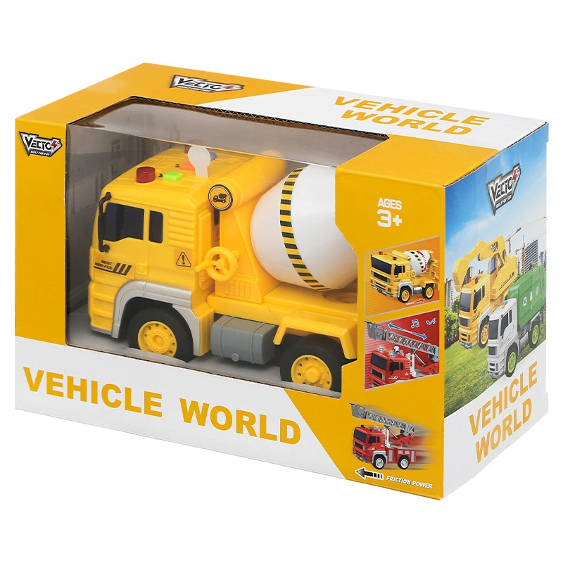 Đồ chơi mô hình xe ben công trình chạy trớn có đèn và âm thanh Vecto VT511B 2