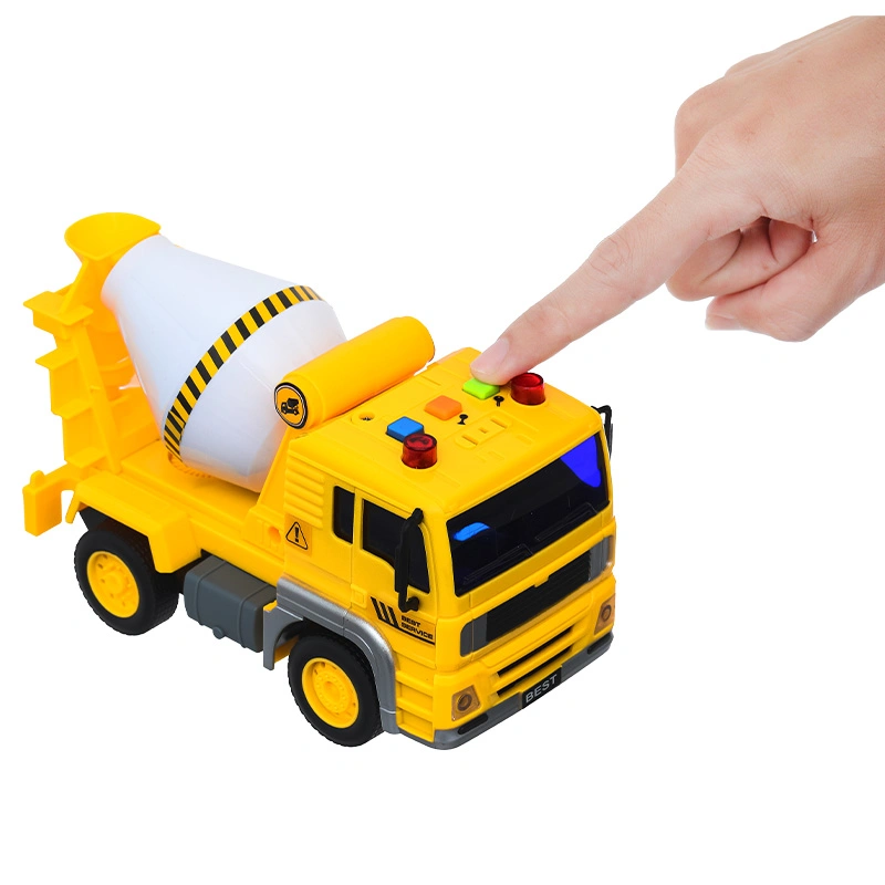 Đồ chơi mô hình xe ben công trình chạy trớn có đèn và âm thanh Vecto VT511B 14