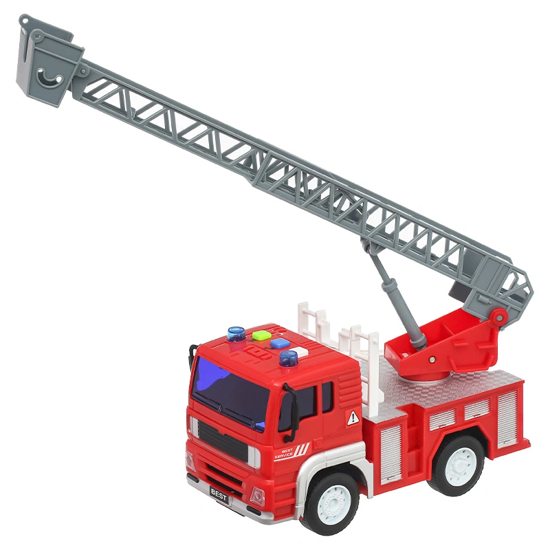 Đồ chơi mô hình xe cứu hỏa chạy trớn có đèn và âm thanh Vecto VT551B 12
