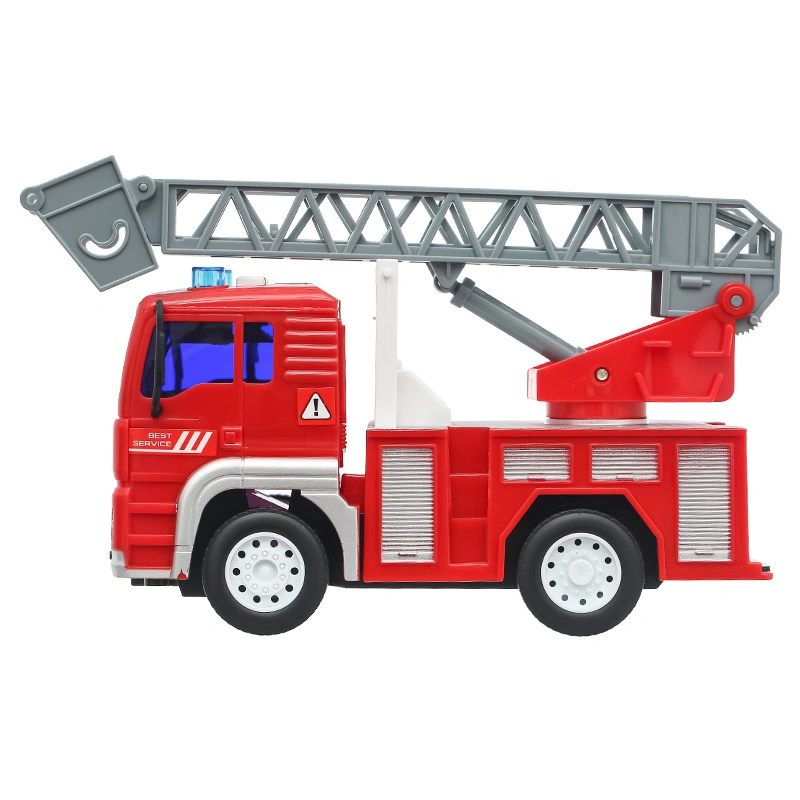 Đồ chơi mô hình xe cứu hỏa chạy trớn có đèn và âm thanh Vecto VT551B 10
