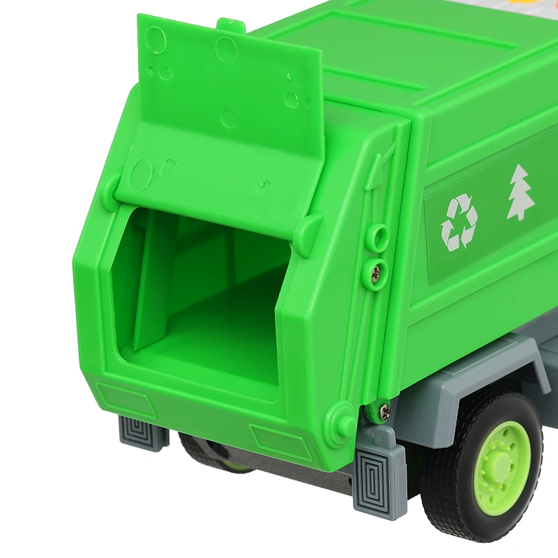 Đồ chơi mô hình xe rác chạy trớn có đèn và âm thanh Vecto VT521A 12