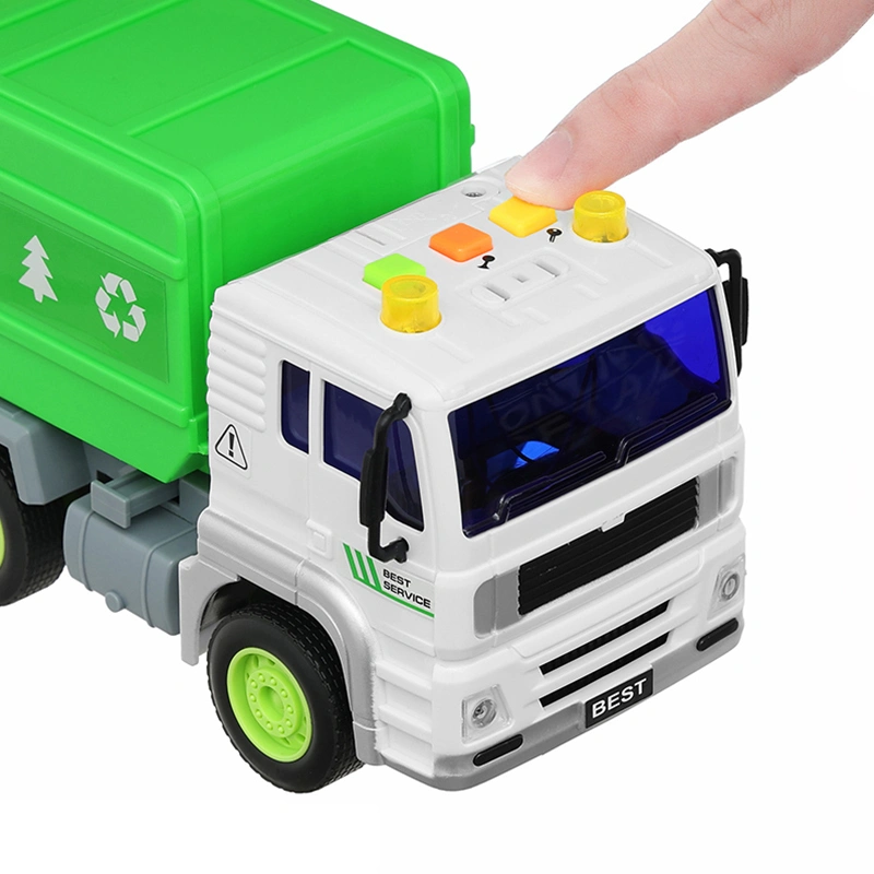Đồ chơi mô hình xe rác chạy trớn có đèn và âm thanh Vecto VT521A 15