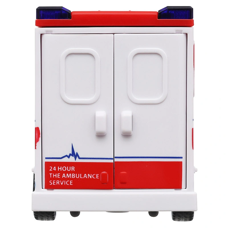 Đồ chơi mô hình xe van cấp cứu có đèn và âm thanh Vecto VT63K 8