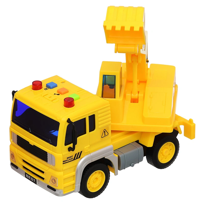 Đồ chơi mô hình xe xúc công trình chạy trớn có đèn và âm thanh Vecto VT511C 11