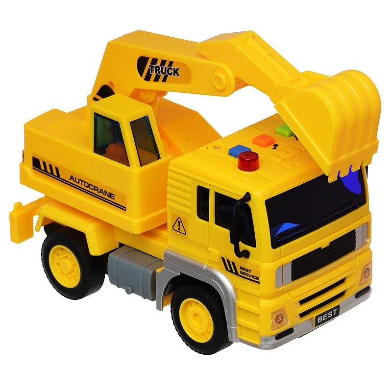 Đồ chơi mô hình xe xúc công trình chạy trớn có đèn và âm thanh Vecto VT511C 5