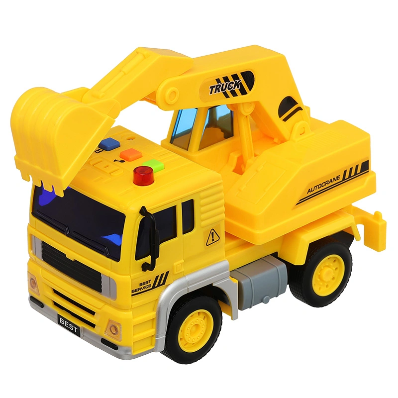 Đồ chơi mô hình xe xúc công trình chạy trớn có đèn và âm thanh Vecto VT511C 6