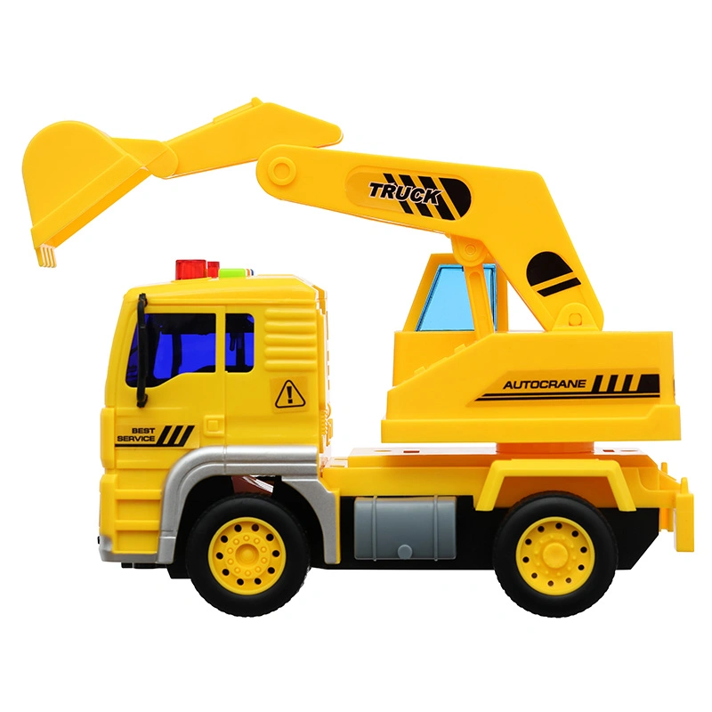 Đồ chơi mô hình xe xúc công trình chạy trớn có đèn và âm thanh Vecto VT511C 10