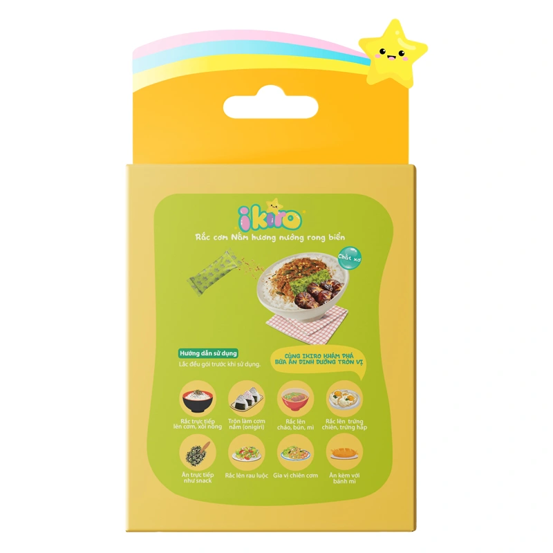 Gia vị rắc cơm IKIRO vị tôm nướng bơ tỏi 27g (từ 1 tuổi) 11