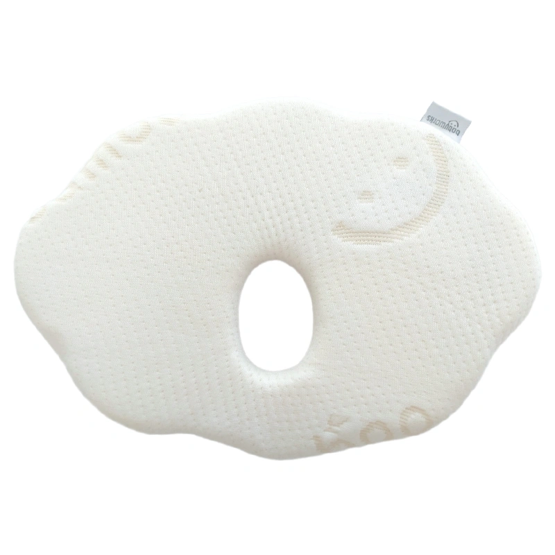 Gối chống méo đầu BABYWORKS 29.5x20.5x3.5 cm - Hình đám mây màu trắng (từ 0 tháng) 2