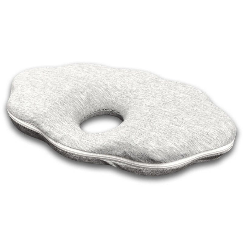 Gối chống méo đầu BABYWORKS 29.5x20.5x3.5 cm - Hình đám mây màu xám (từ 0 tháng) 3