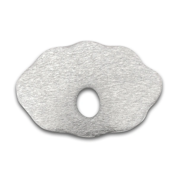 Gối chống méo đầu cao su non BABYWORKS - Hình đám mây xám