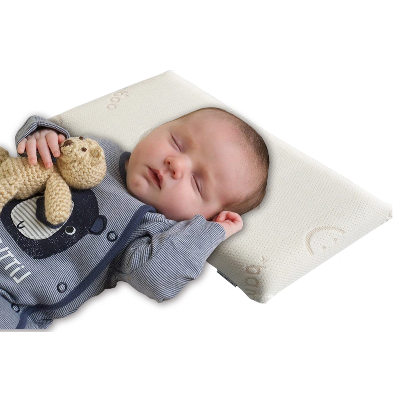 Gối xốp BABYWORKS 40x23x3.5 cm - Màu trắng (từ 3 tháng) 3