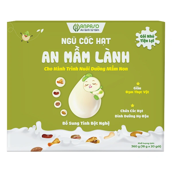 Ngũ cốc hạt Anpaso bổ sung dưỡng chất cho phụ nữ sau sinh