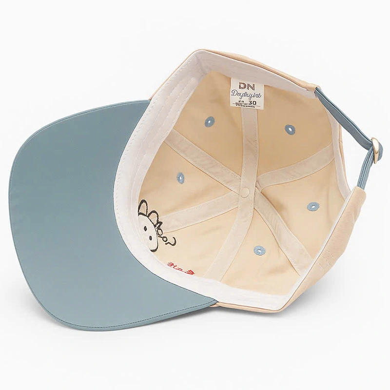 Nón kết cho bé Duy Ngọc 4046 thêu khủng long màu đỏ 11