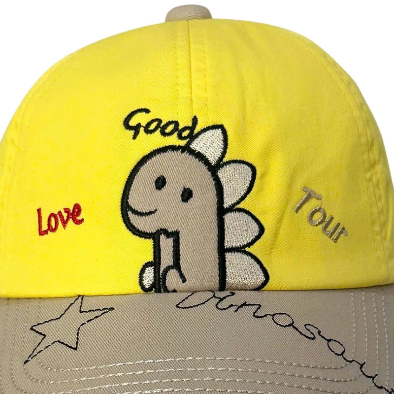 Nón kết cho bé Duy Ngọc 4046 thêu khủng long màu đỏ 16