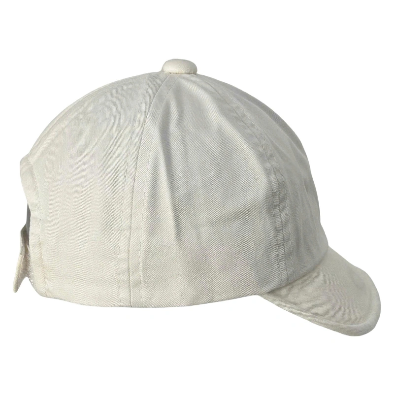 Nón kết cho bé Duy Ngọc 2288 gấu lật màu trắng 3