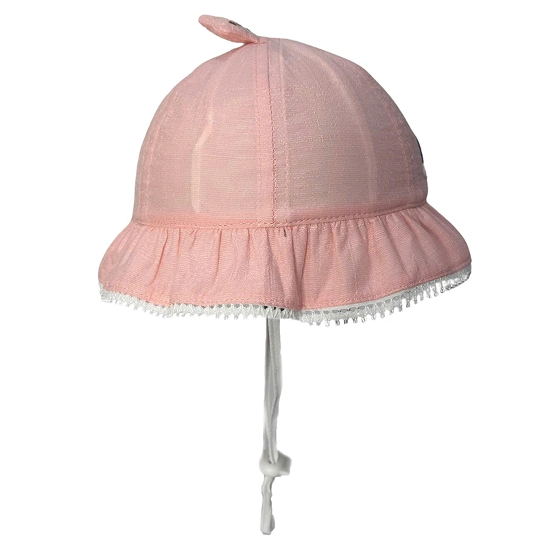 Nón vành cho bé gái Duy Ngọc 4992 cầu vòng màu cam 3