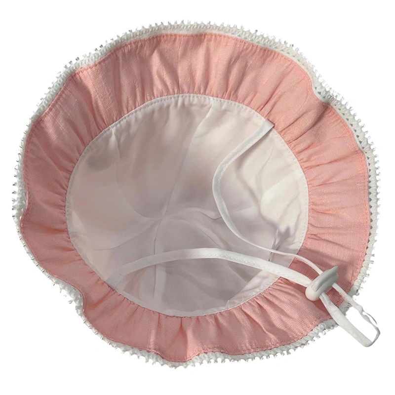 Nón vành cho bé gái Duy Ngọc 4992 cầu vòng màu cam 4