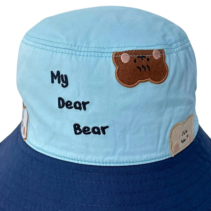 Nón vành cho bé trai Duy Ngọc 6873 My dear Bear màu xanh đen 5