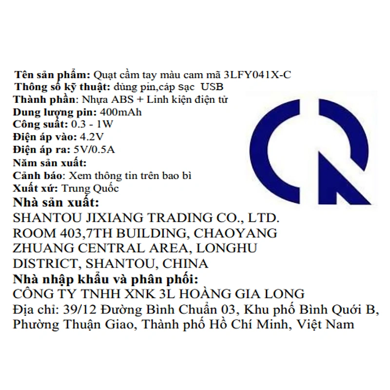 Quạt cầm tay và để bàn 3L 3LFY041X-C 9