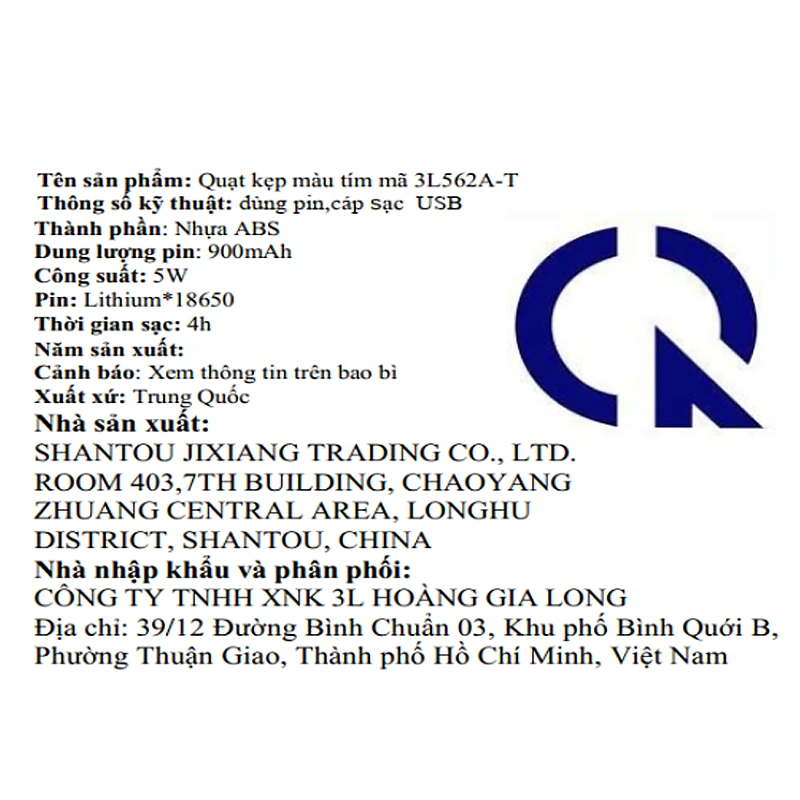 Quạt kẹp và để bàn mini xoay 720 độ 3L 3L562A-T 11