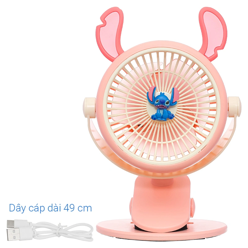 Quạt kẹp và để bàn mini xoay 720 độ 3L 3L562B-H 10
