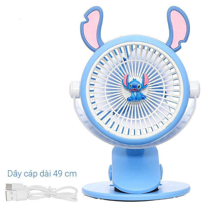 Quạt kẹp và để bàn mini xoay 720 độ 3L 3L562B-X 10